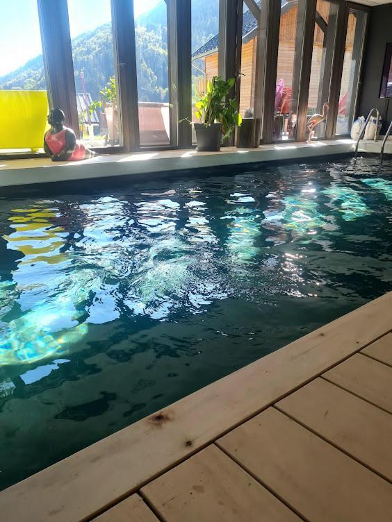 Le Chalet Du Blanc Spa Yoga Aillon-le-Jeune Luaran gambar
