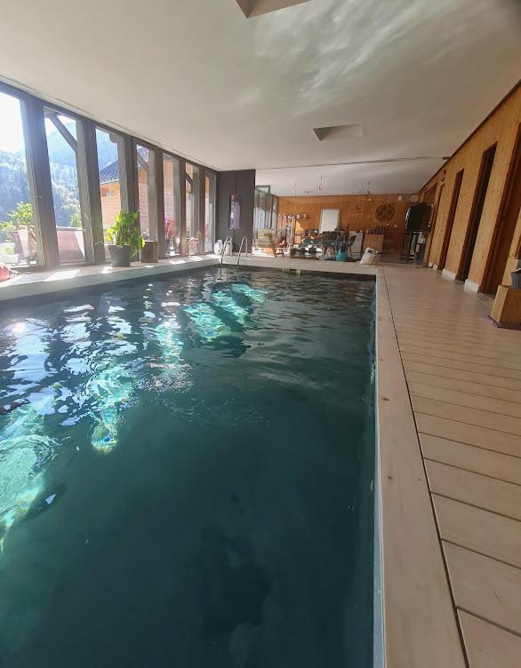 Le Chalet Du Blanc Spa Yoga Aillon-le-Jeune Luaran gambar