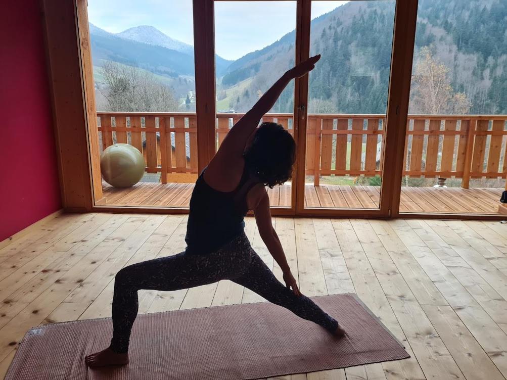 Le Chalet Du Blanc Spa Yoga Aillon-le-Jeune Luaran gambar