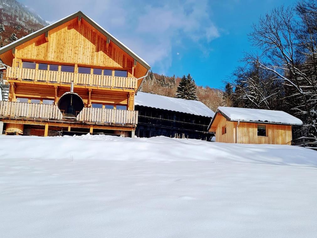 Le Chalet Du Blanc Spa Yoga Aillon-le-Jeune Luaran gambar